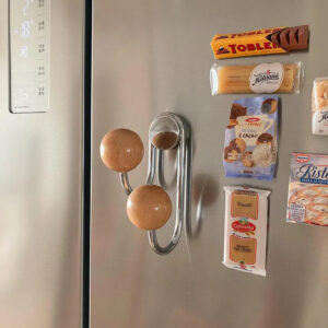 Colorful Magnetic Dot Hooks - Metal Wall Storage Set