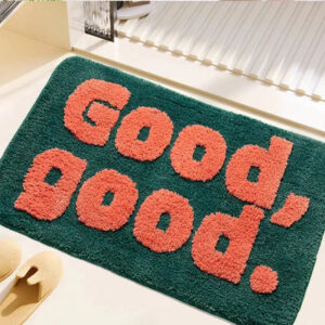 Funny Message Tufted Bath Mat