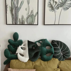 Leaf Shape Decorative Pillow