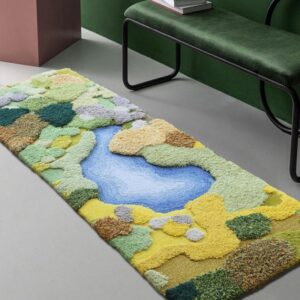 City Pattern Handmade Wool Area Rug